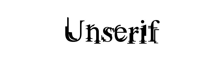 Unserif  font caratteri gratis