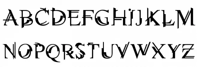 Unserif Schriftart Groß