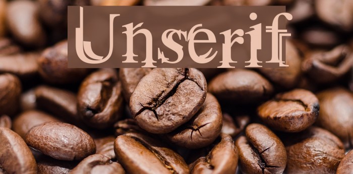 Unserif Font examples