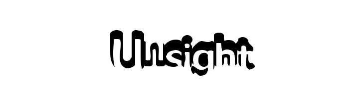 Unsight  Free Fonts Download