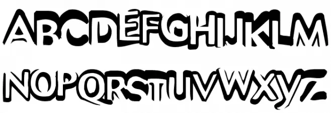 Unsight Schriftart Groß