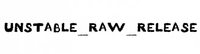 Unstable_raw_release  नि: शुल्क फ़ॉन्ट्स डाउनलोड