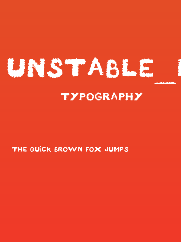 Unstable_raw_release Poster