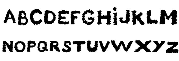 Unstable_raw_release Font LOWERCASE