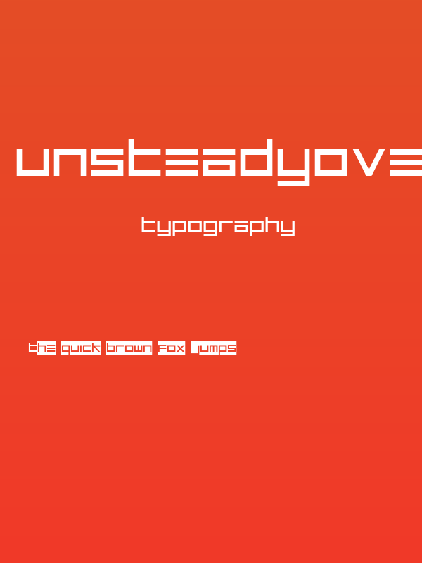 UnsteadyOversteer-Regular Poster