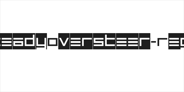 UnsteadyOversteer-Regular Logo