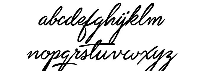 Unthrift Second Personal Font LOWERCASE