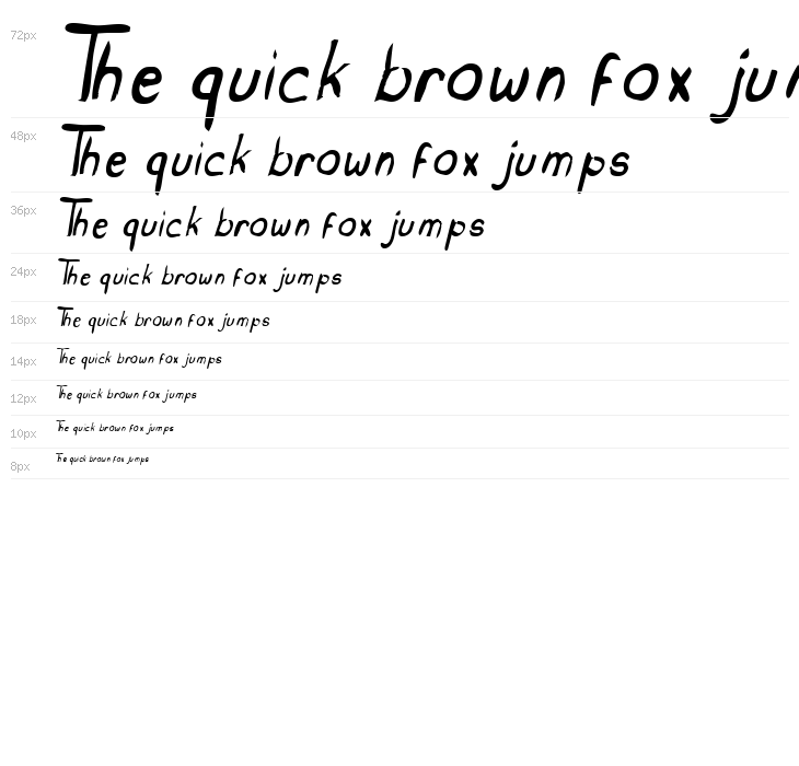 Untidy Italic Skrawl Waterfall