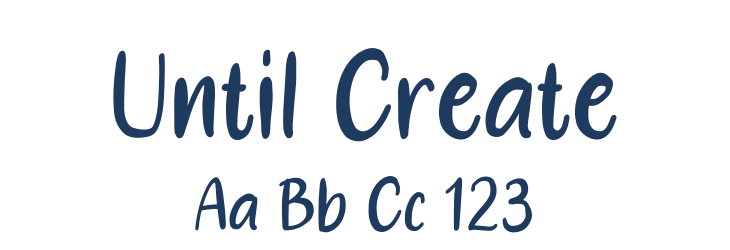 Until Create Font Preview