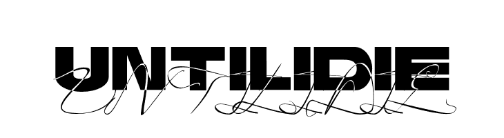 Until I Die  フリーフォントのダウンロード