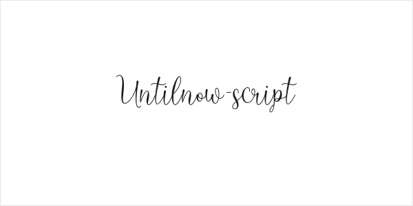 Untilnow-script Logo