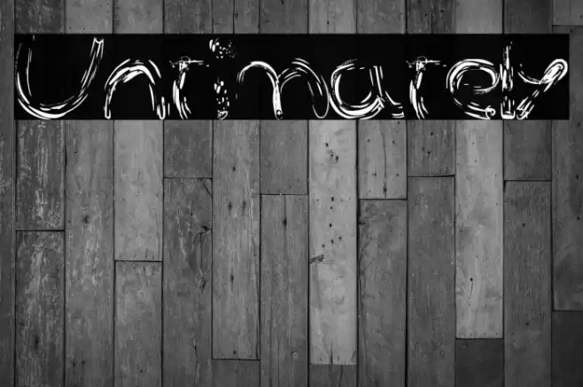 Untimately Font examples