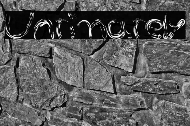 Untimately Font examples