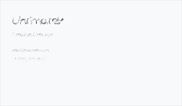 Untimately Business Card