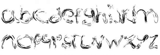 Untimately Font LOWERCASE