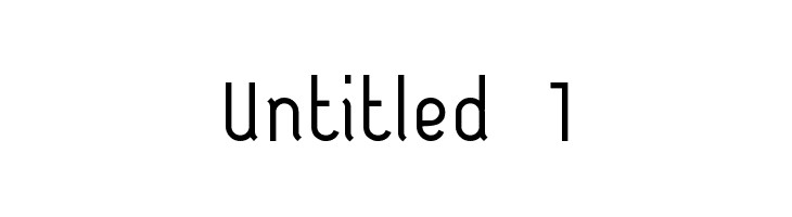 Untitled 1  नि: शुल्क फ़ॉन्ट्स डाउनलोड