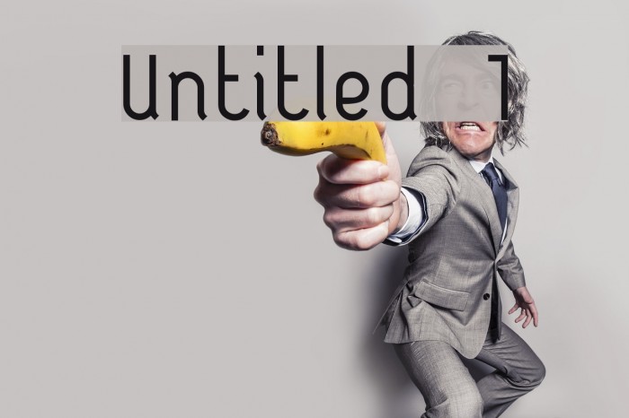 Untitled 1 Font examples