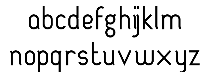 Untitled 1 Font LOWERCASE