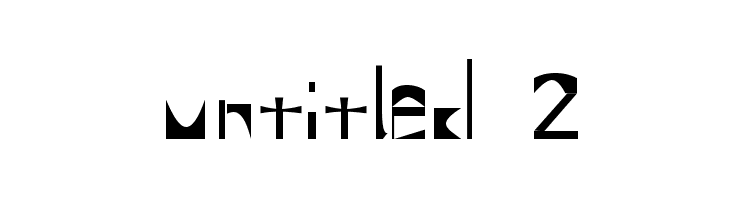 Untitled 2  Frei Schriftart Herunterladen