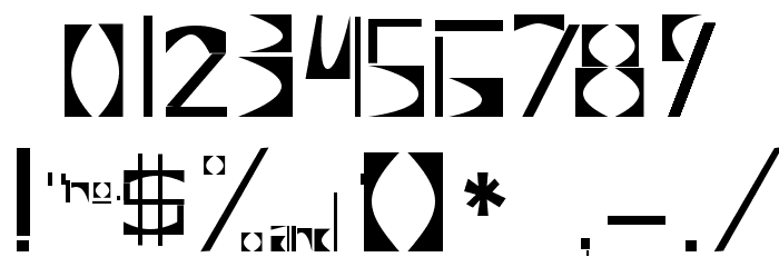 Untitled 2 Font OTHER CHARS