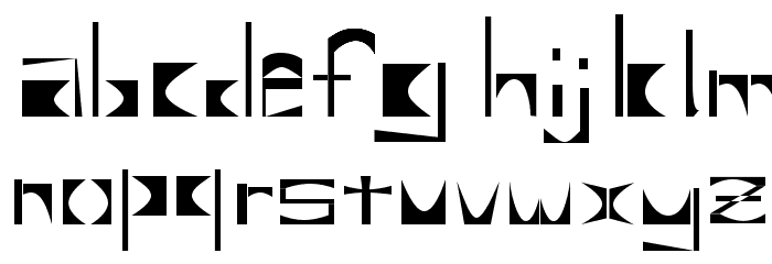 Untitled 2 Font LOWERCASE