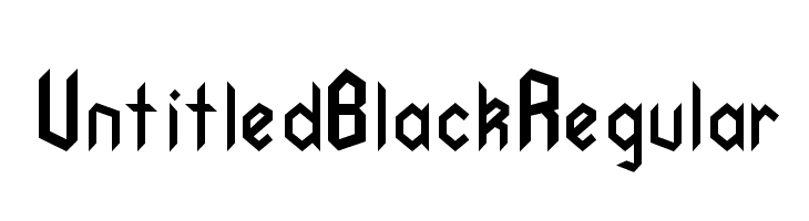 Untitled Black Regular  免费字体下载