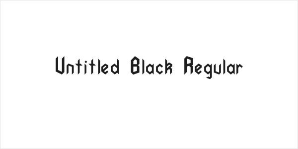 Untitled Black Regular Logo