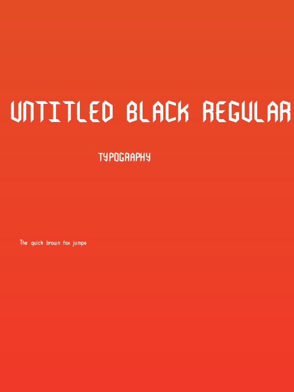 Untitled Black Regular Poster