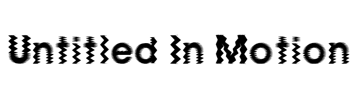 Untitled In Motion Font - FFonts.net