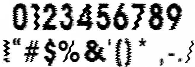 Untitled In Motion Font OTHER CHARS