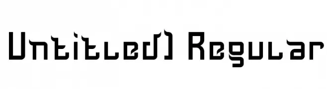 Untitled1 Regular  Frei Schriftart Herunterladen
