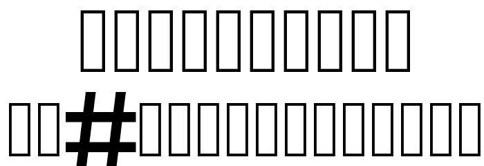 Untitled1 Font OTHER CHARS