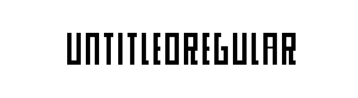 UntitledRegular  font caratteri gratis