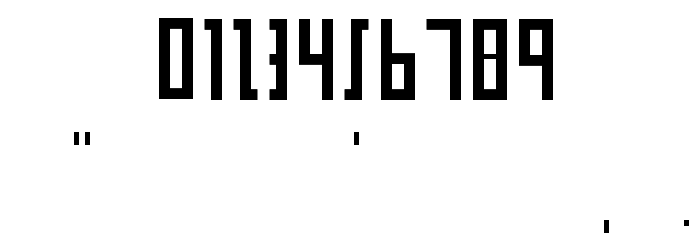 UntitledRegular Font OTHER CHARS