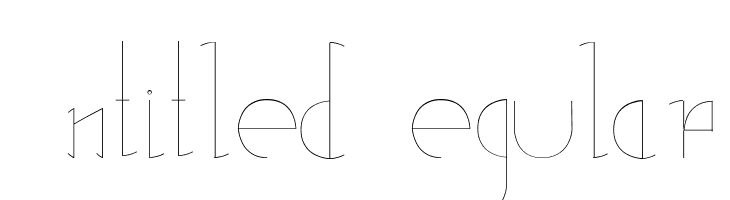UntitledRegular  フリーフォントのダウンロード