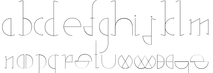 UntitledRegular Font Litere mici