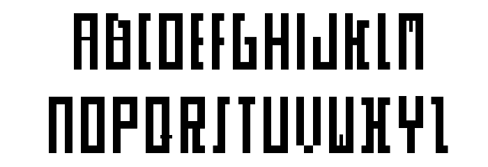 UntitledRegular Font LOWERCASE