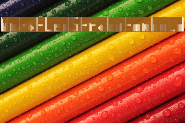 UntitledStribatonbold Font examples