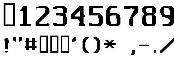 Untitted Font OTHER CHARS