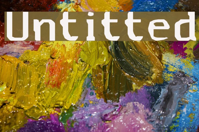 Untitted Font examples