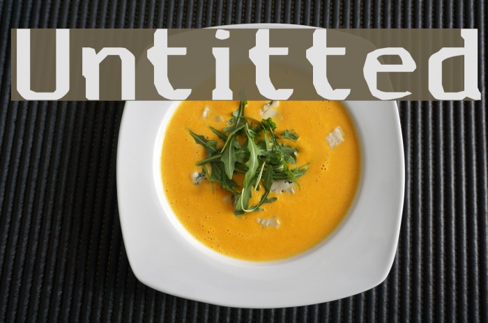 Untitted Font examples