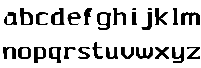 Untitted Font LOWERCASE