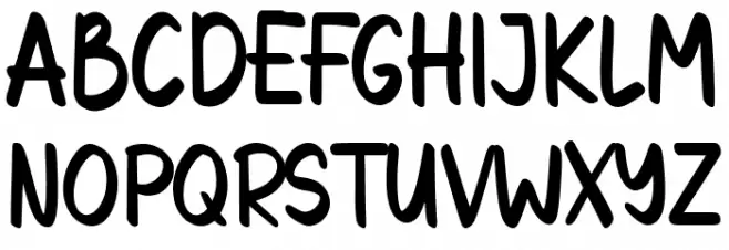 Untlang Font UPPERCASE