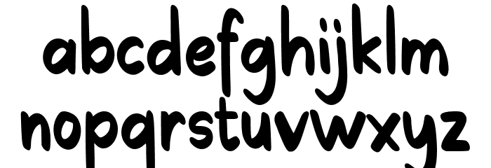 Untlang Font LOWERCASE