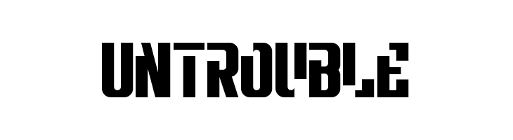 Untrouble  नि: शुल्क फ़ॉन्ट्स डाउनलोड