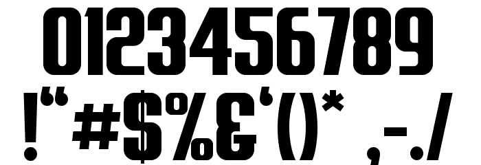 Untrouble Font OTHER CHARS