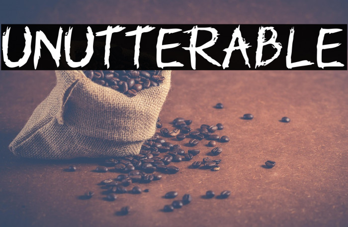 Unutterable Example 1