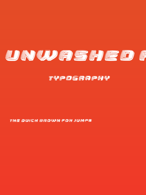 Unwashed Regular Poster