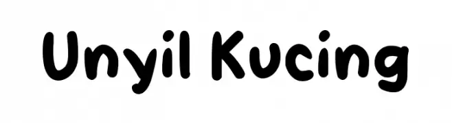 Unyil Kucing Font