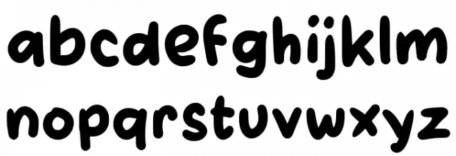 Unyil Kucing Font Litere mici